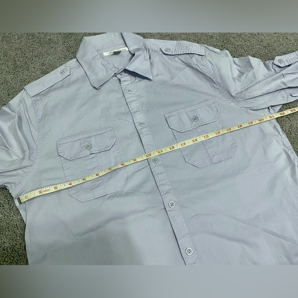 Kenneth Cole NY military style button down shirt - Picture 3 of 3